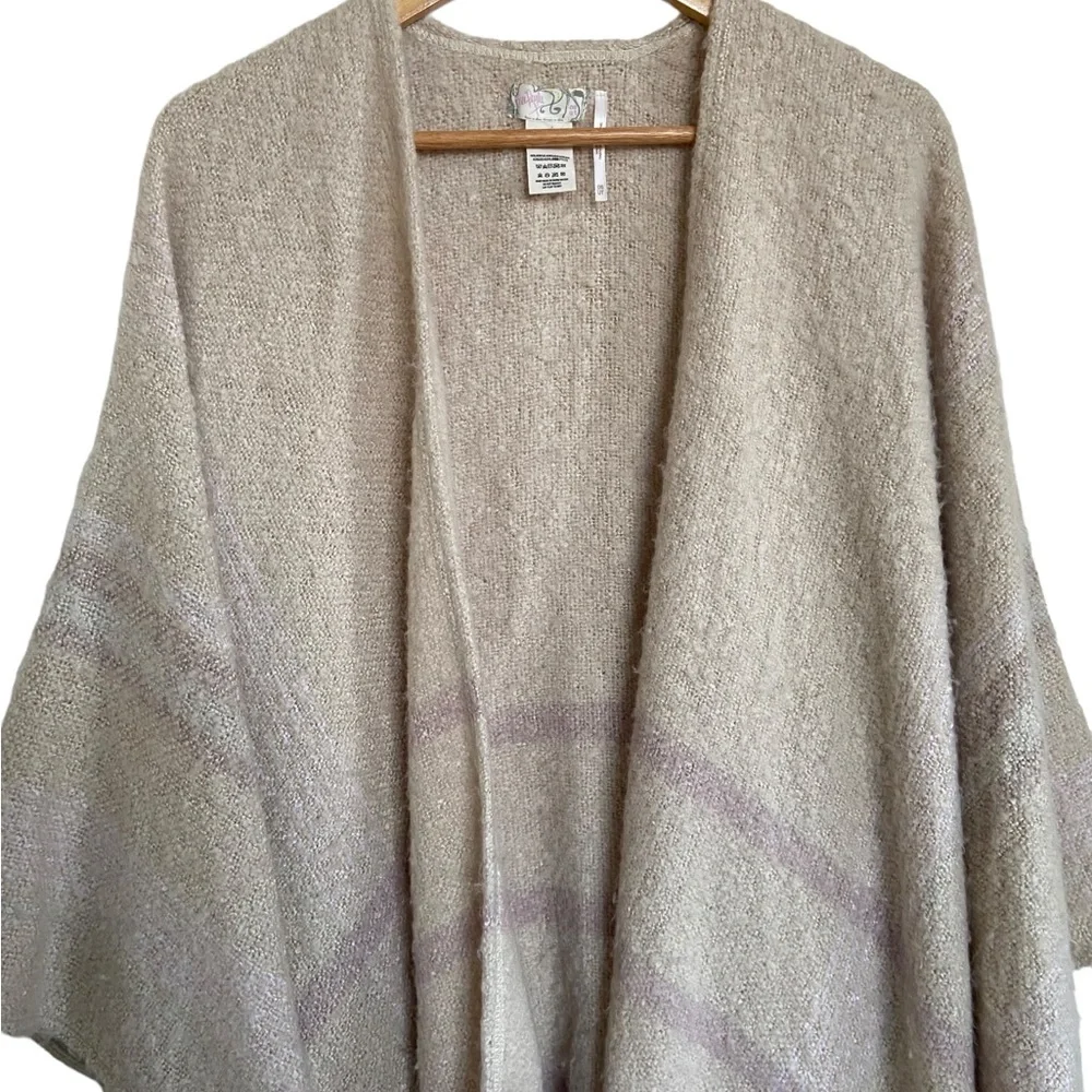 Free People Brighton Brushed Plaid Kimono